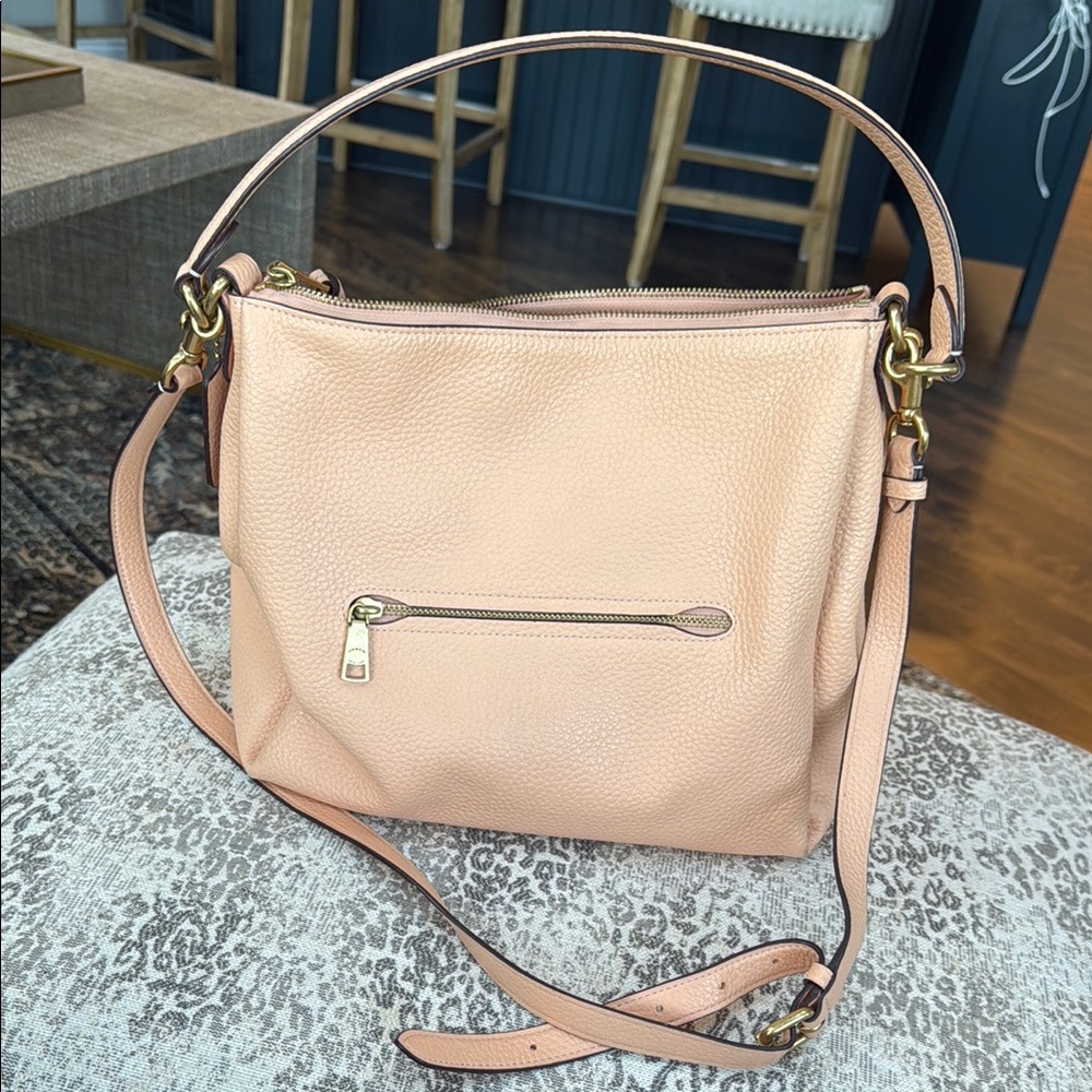 Coach Textured Leather Crossbody Bag